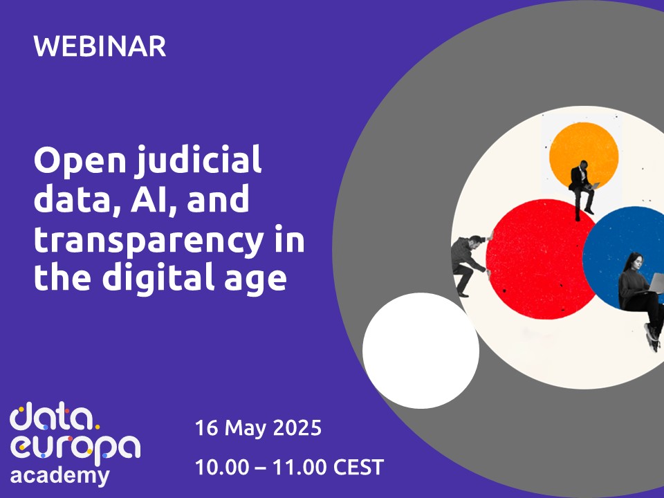 Webinar ‘Open judicial data, AI, and transparency in the digital age